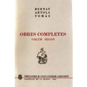 Obres completes: Volum segon